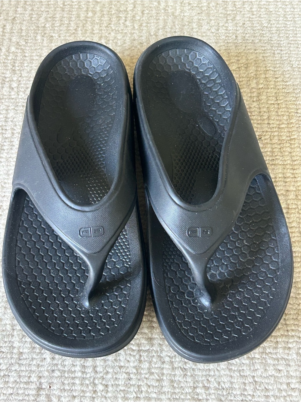 Spenco Men’s Black Foam Flip Flop Sandals - Comfort Footbed